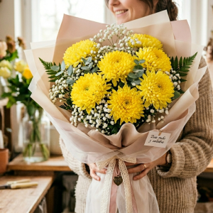 Букет | Жовтий оксамит