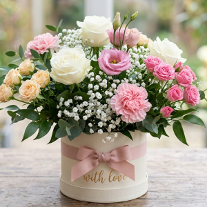 Квіти в коробці | Оксамитовий жест